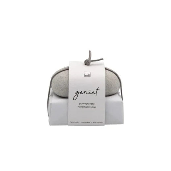 LEEFF Zeep & Scrub Set — Granaatappel
