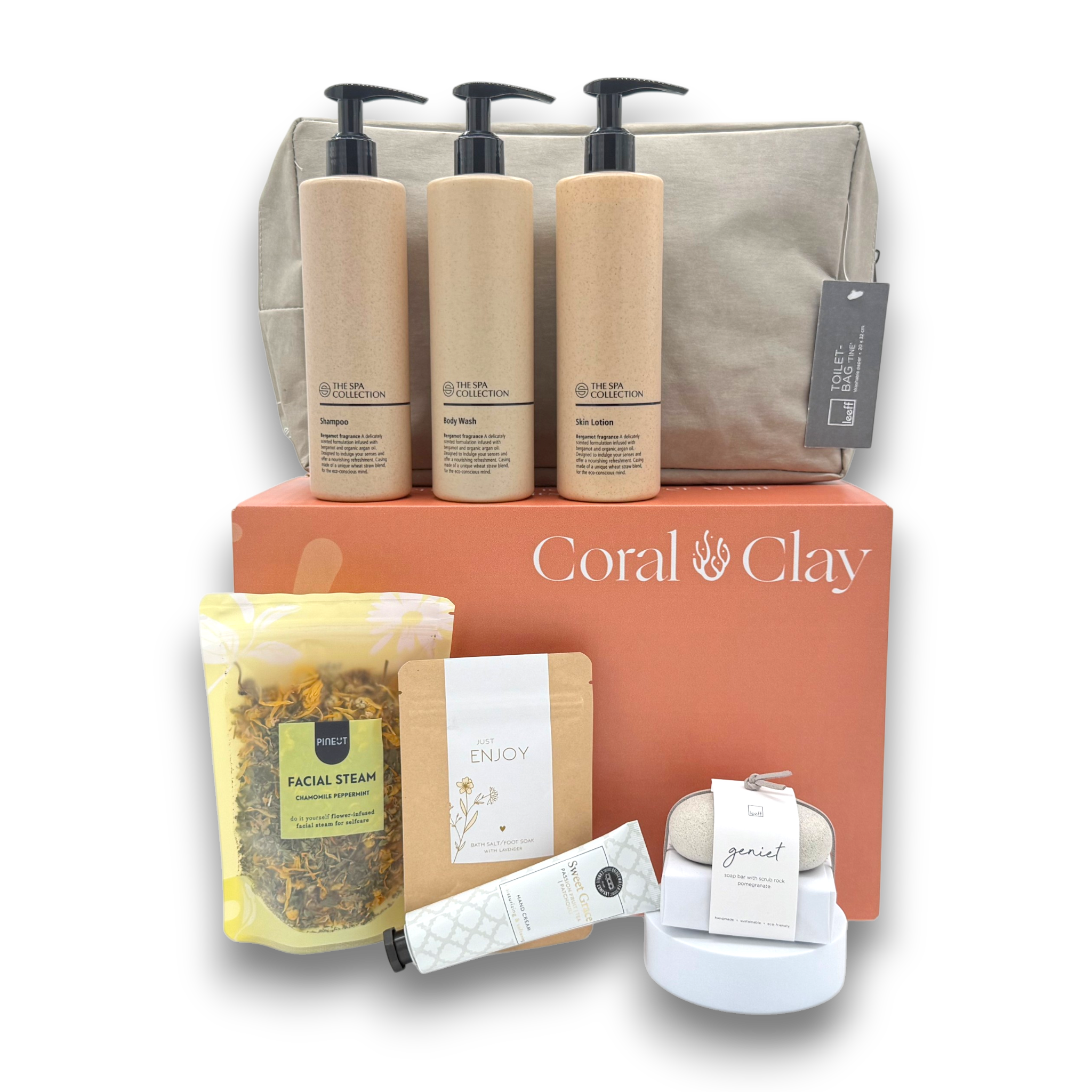 Grand Bath Retreat Cadeaubox — Body Wash, Lotion & Facial Steam