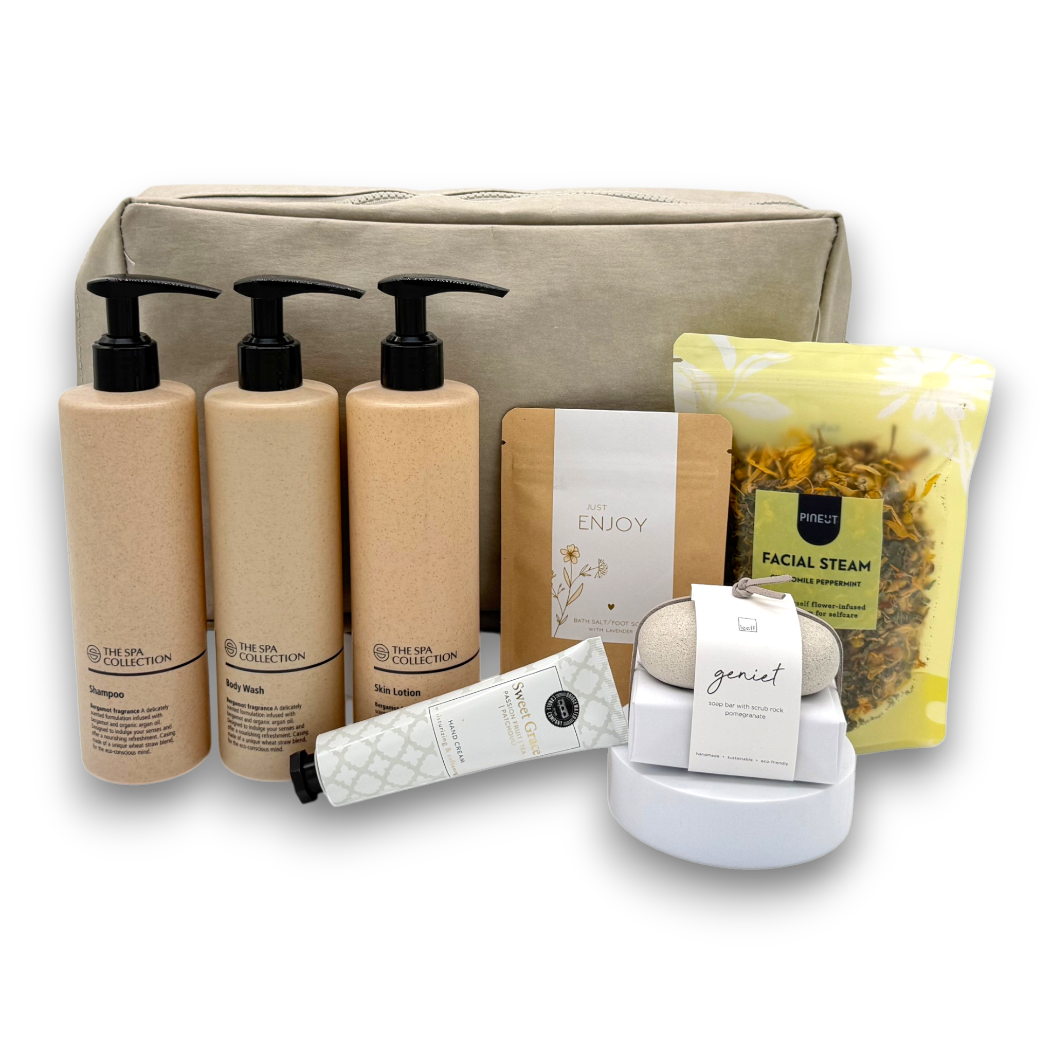Grand Bath Retreat Cadeaubox — Body Wash, Lotion & Facial Steam