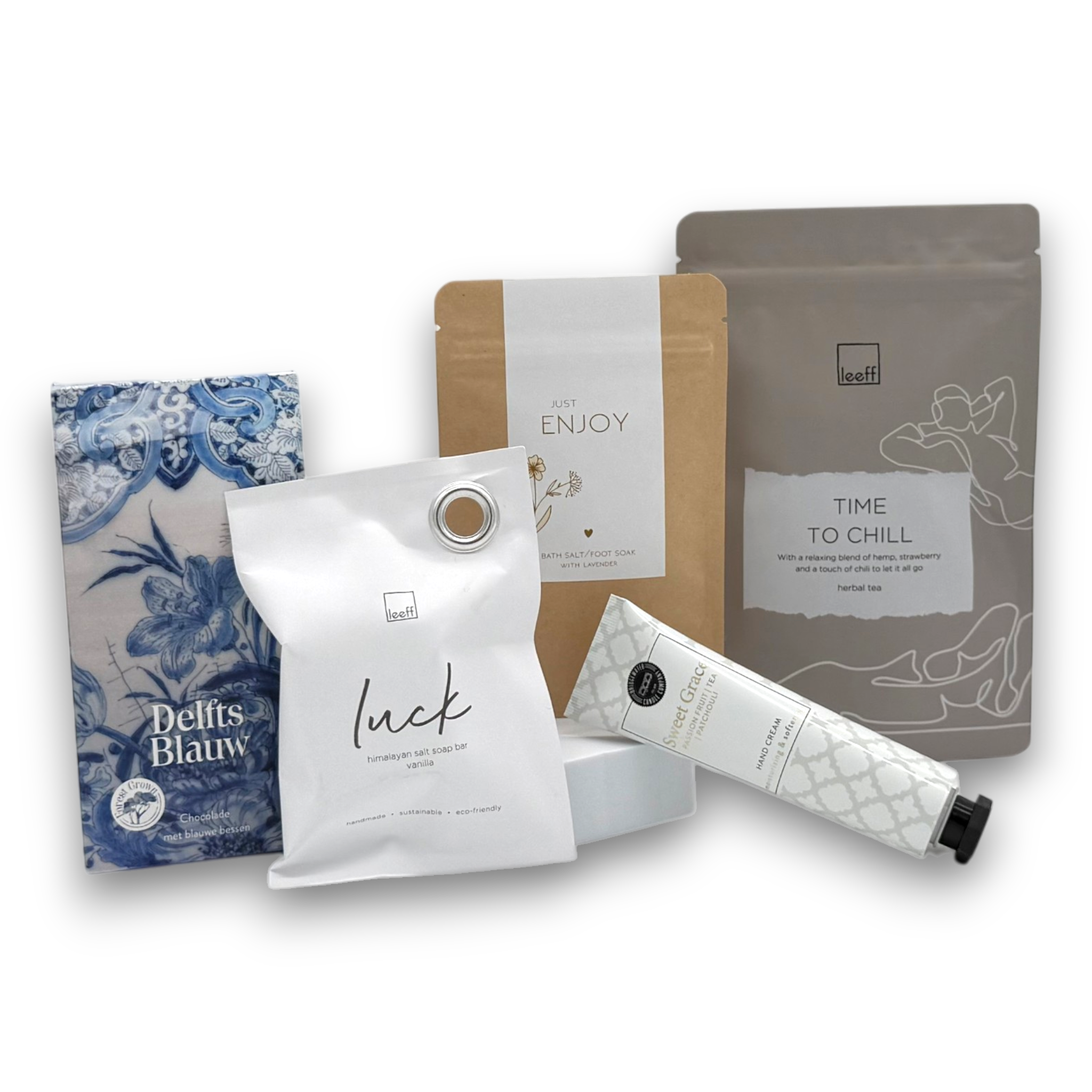 Body & Mind Letterbox Gift — Hand Cream, Soap & Tea