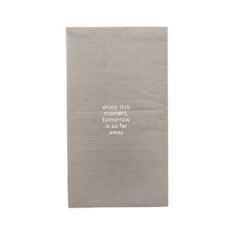 LEEFF Servetten – Enjoy this moment, tomorrow is so far away