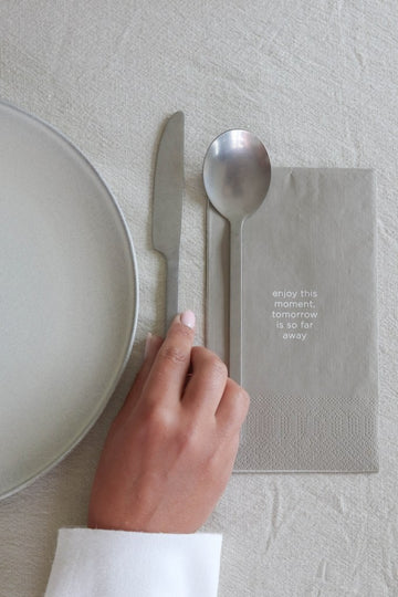 LEEFF Servetten – Enjoy this moment, tomorrow is so far away
