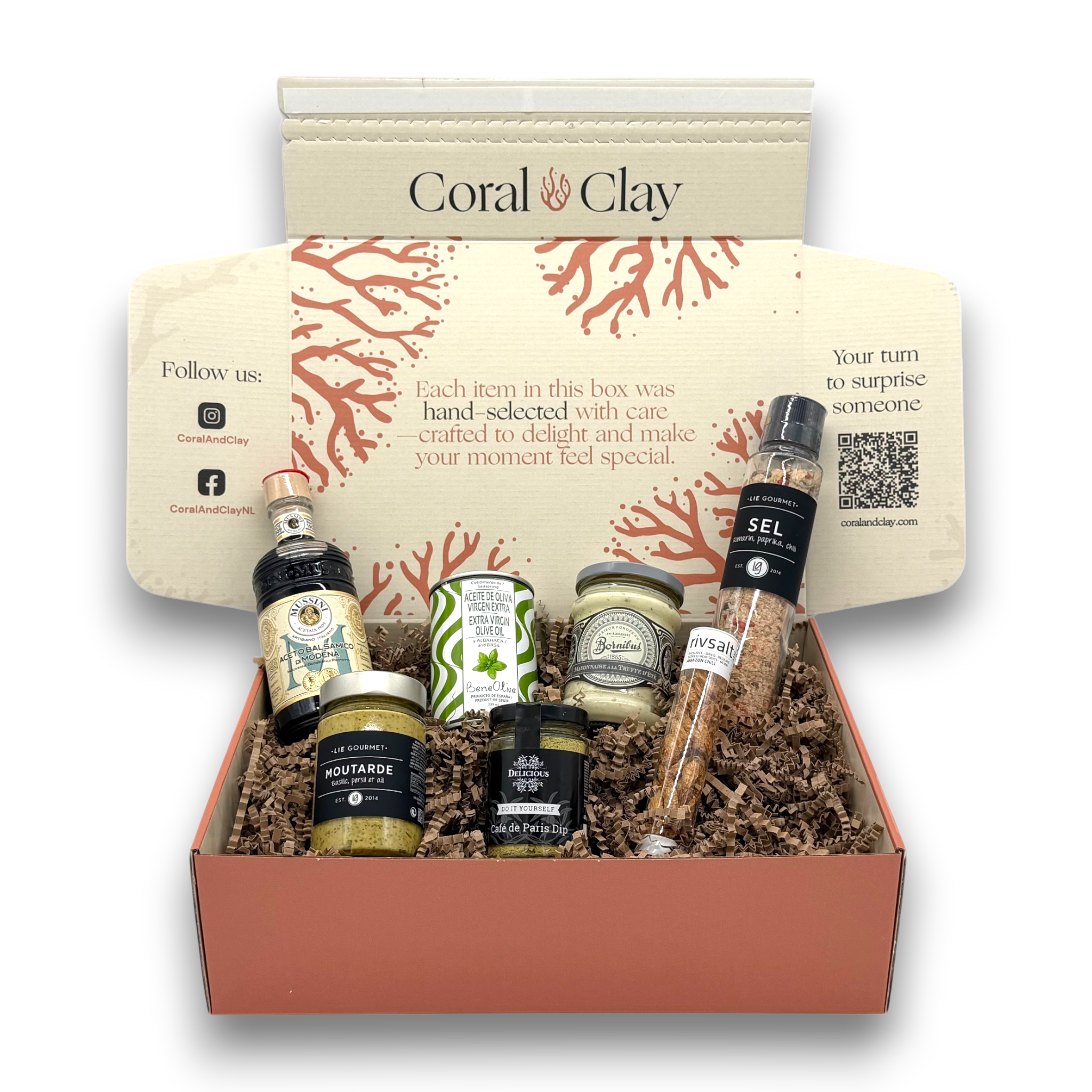 Gourmet Cooking Signature Giftbox — olijfolie, balsamico & truffelmayonaise