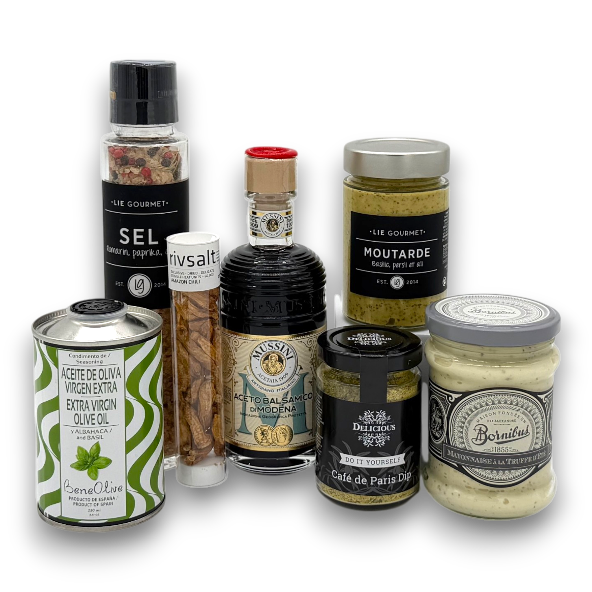 Gourmet Cooking Signature Giftbox — olijfolie, balsamico & truffelmayonaise