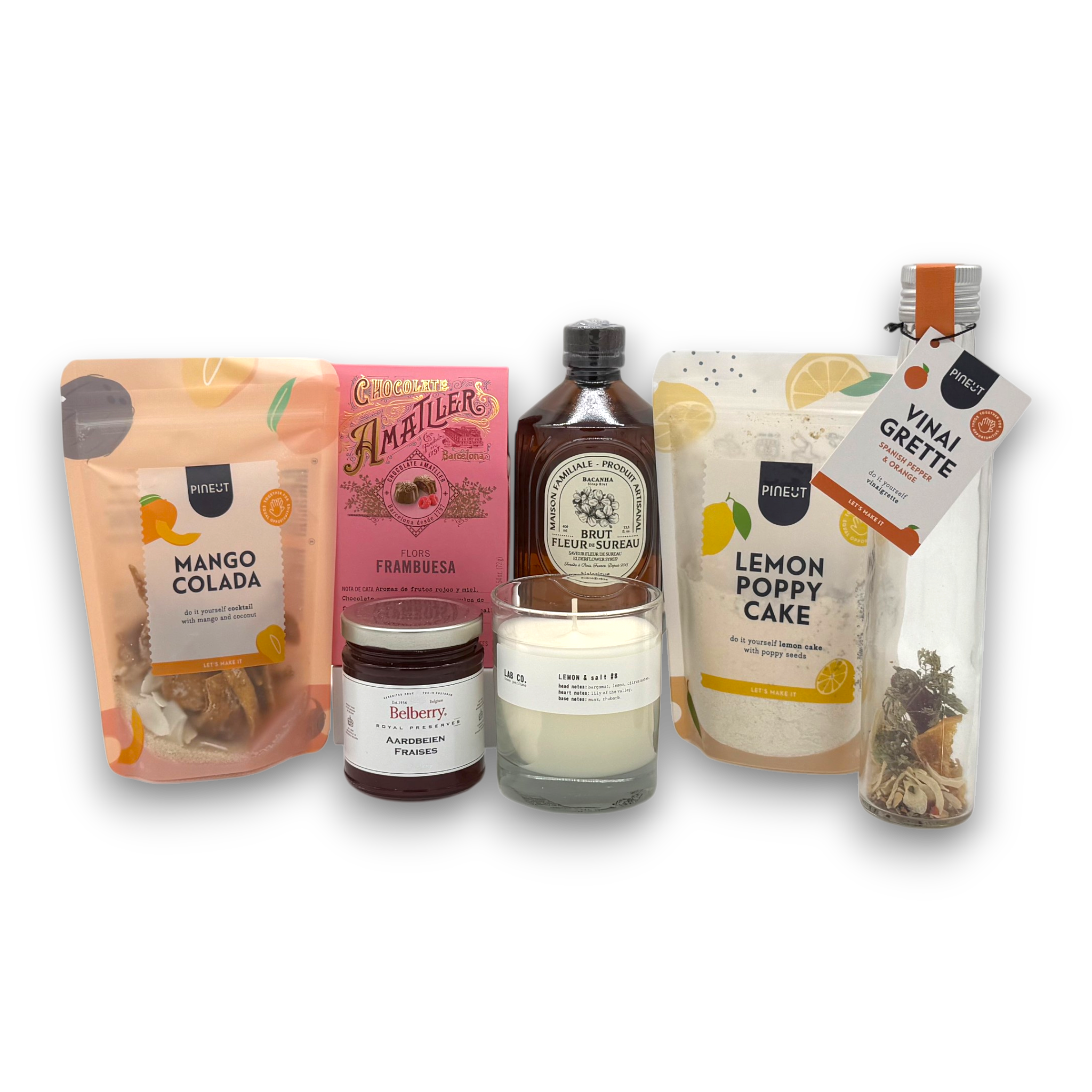 Summer Feeling Signature Cadeau — Mango Colada, Cakemix & Kaars