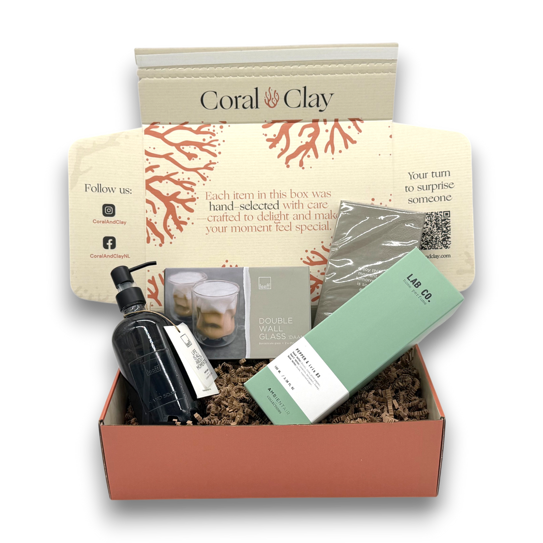 Home Haven Signature Cadeau — Diffuser, Glazen & Handzeep