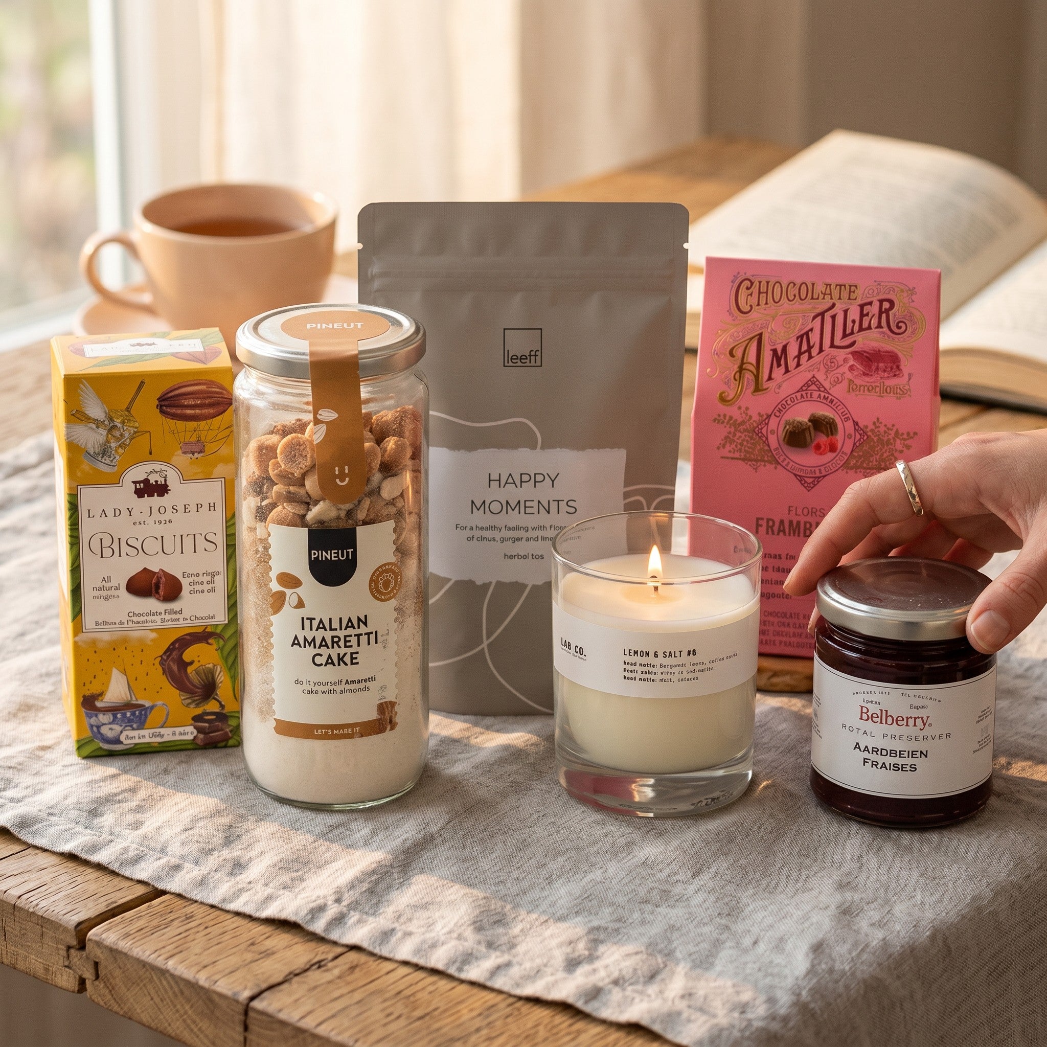 Sunday Afternoon Signature Gift — Cake Mix, Jam & Candle