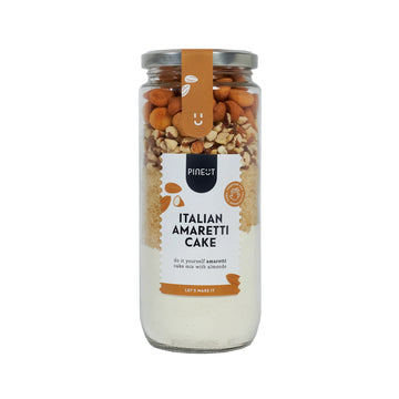 Pineut Cake Mix Jar — Amaretti