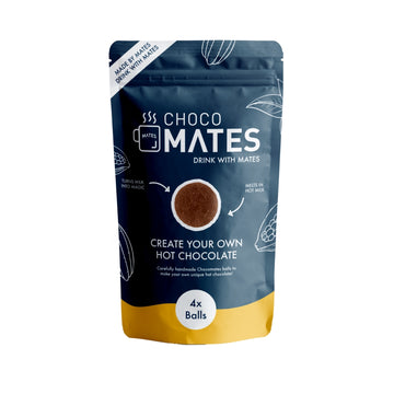 Chocomates – Handgemaakte warme chocolademelkballen (4 stuks)