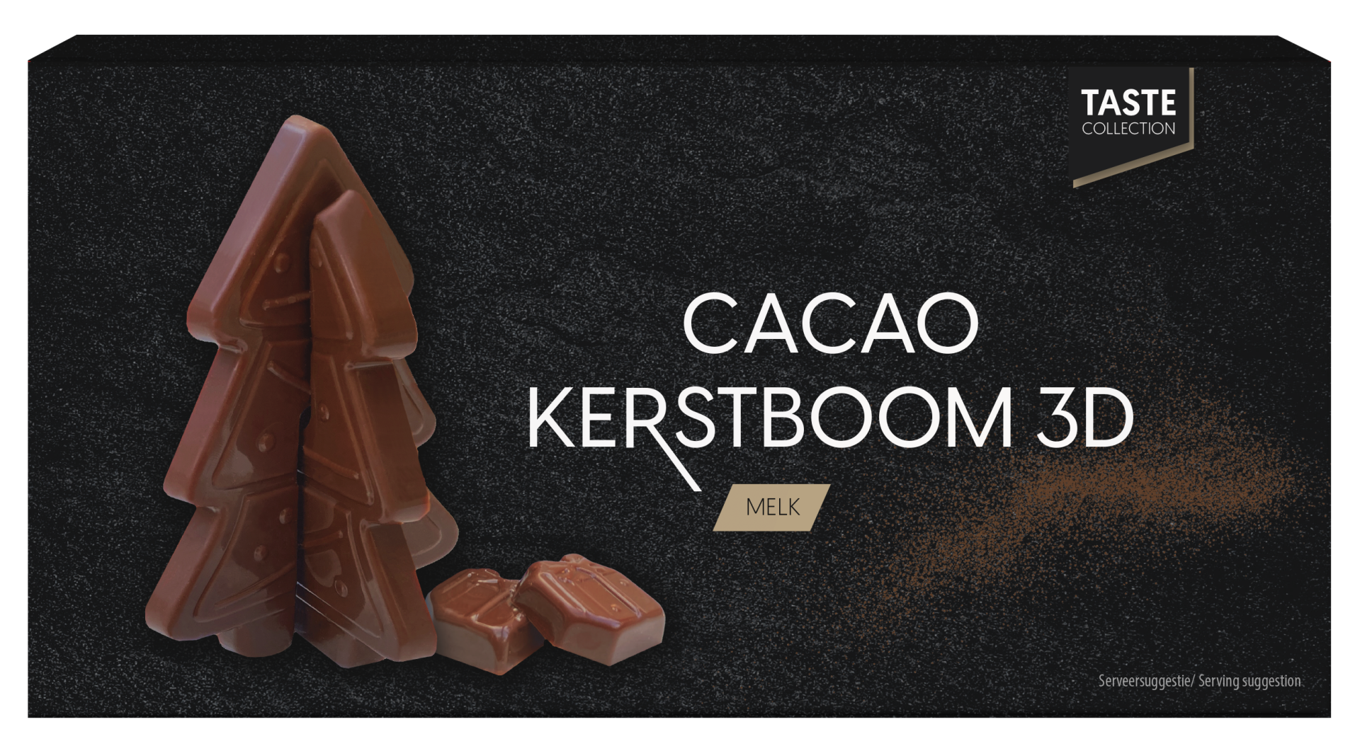 Chocolate Christmas Tree 3D – Milk Chocolate – 90 g