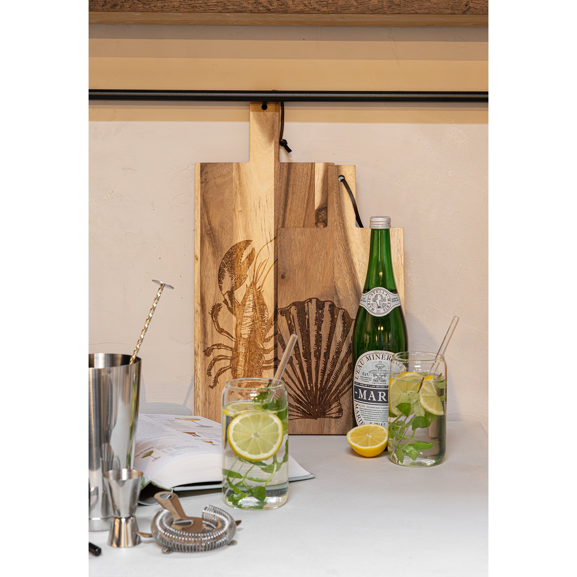 Cocktail Glasses with Straw – Set of 2