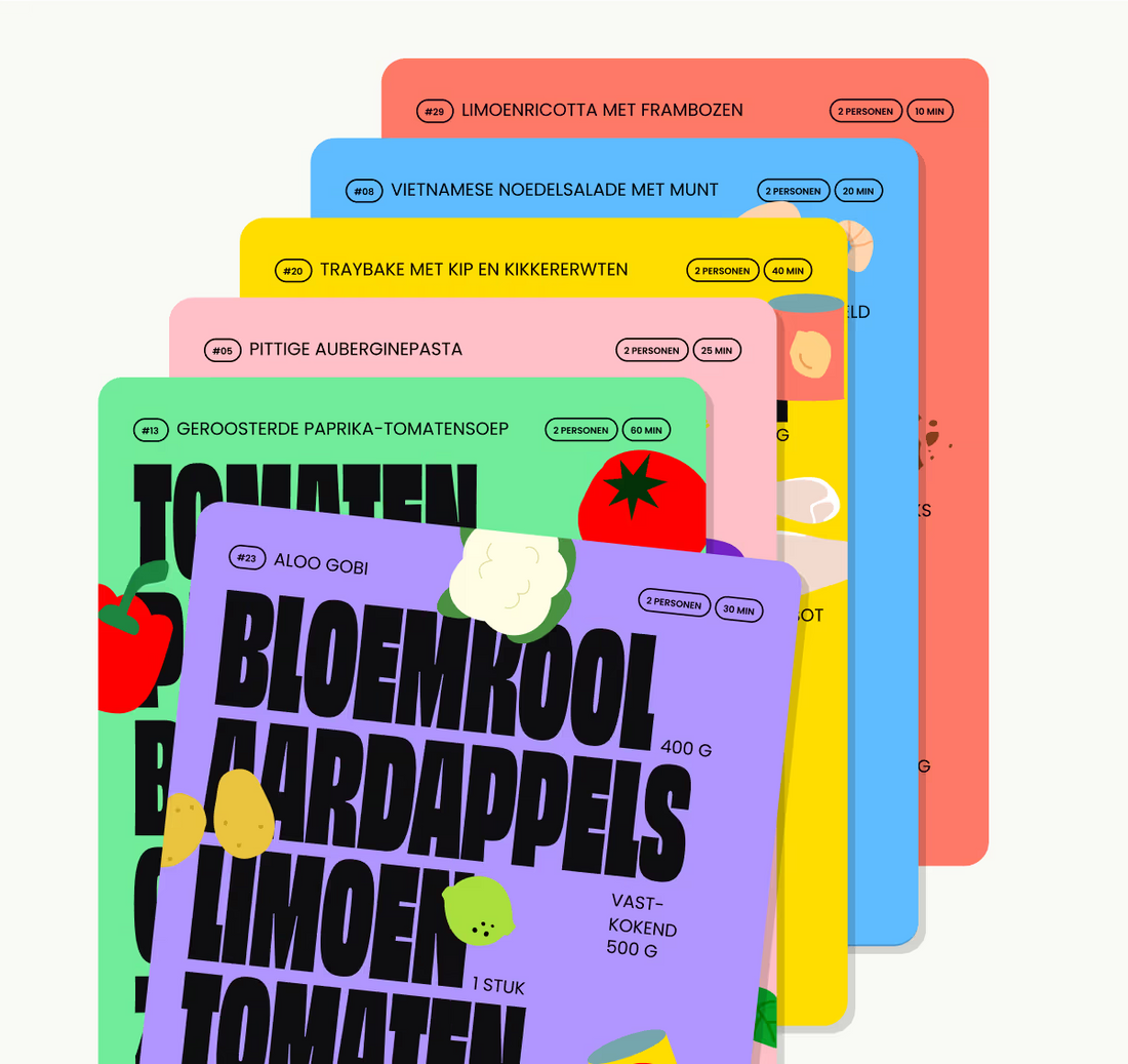 Cooktus – Recipe Card Set (30 cards)