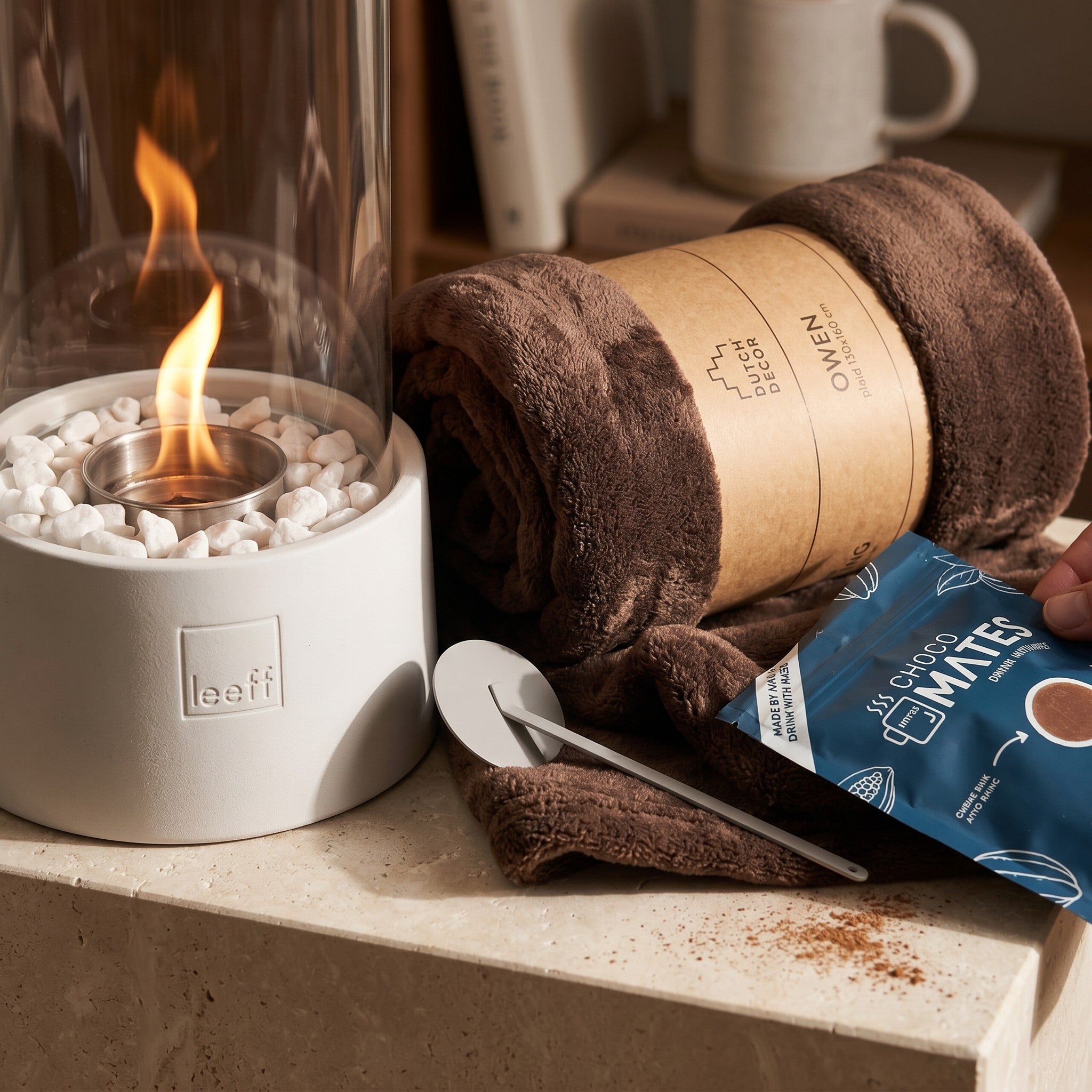 Grand Fireplace Giftbox — tafelhaard & knusse plaid