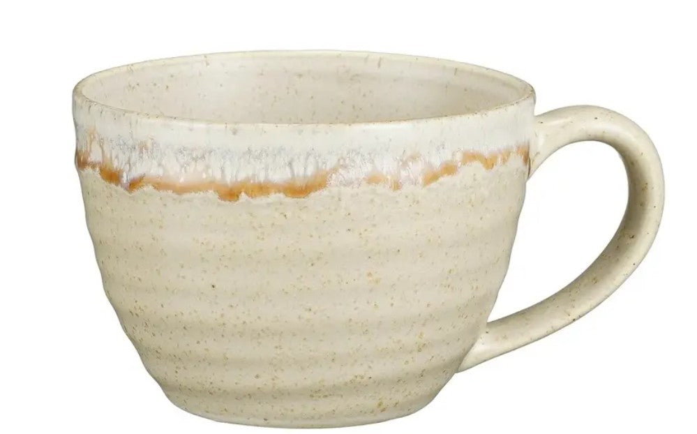 Coffee/Tea Mug Ethan – Off‑White/Sand