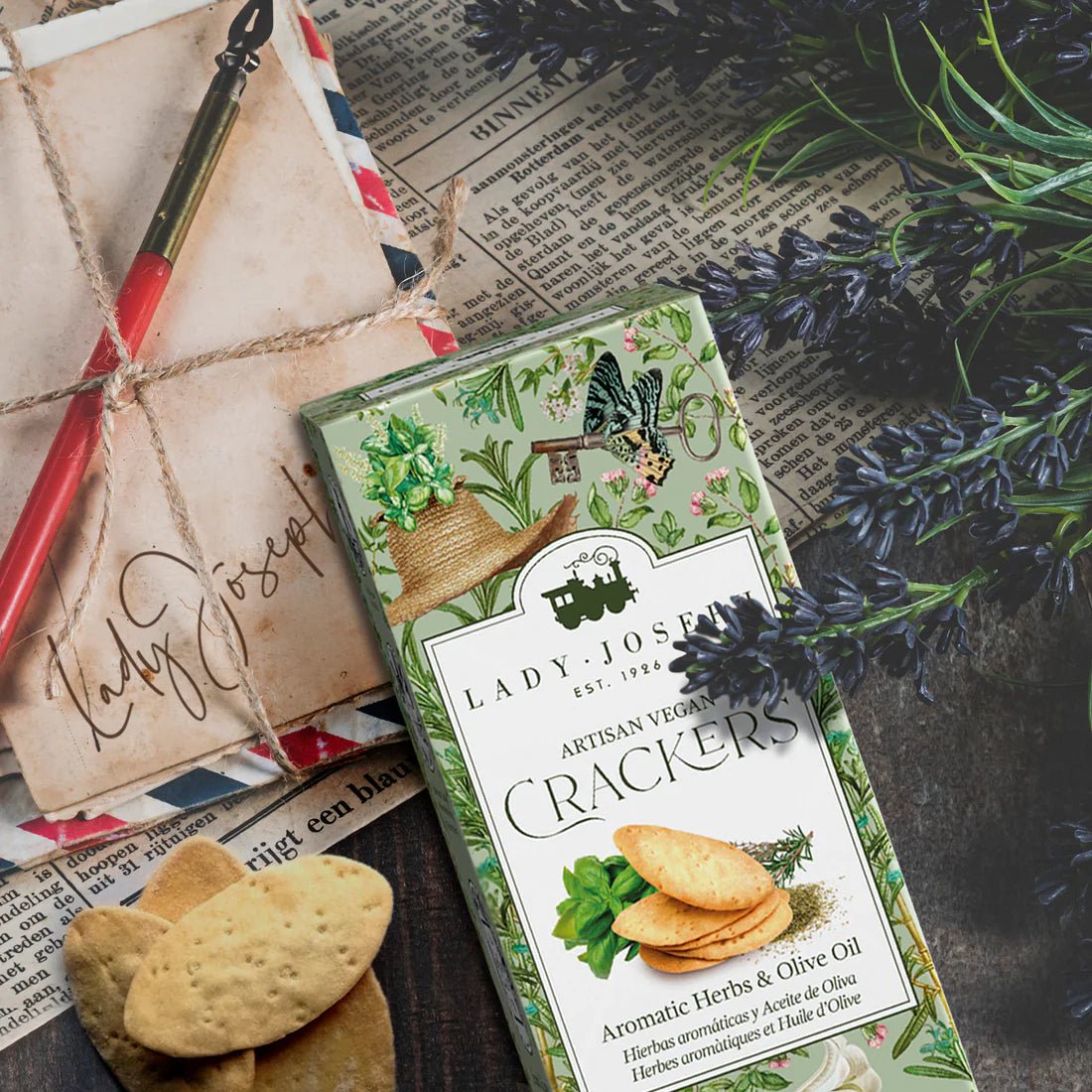 Lady Joseph Crackers — Herbs & Olive Oil