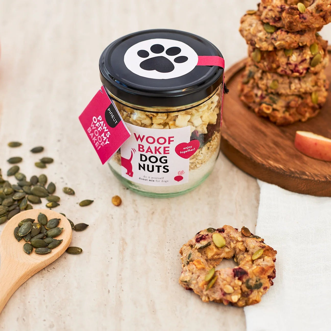 Pineut Dog Treat Mix — Woofbake Dognuts