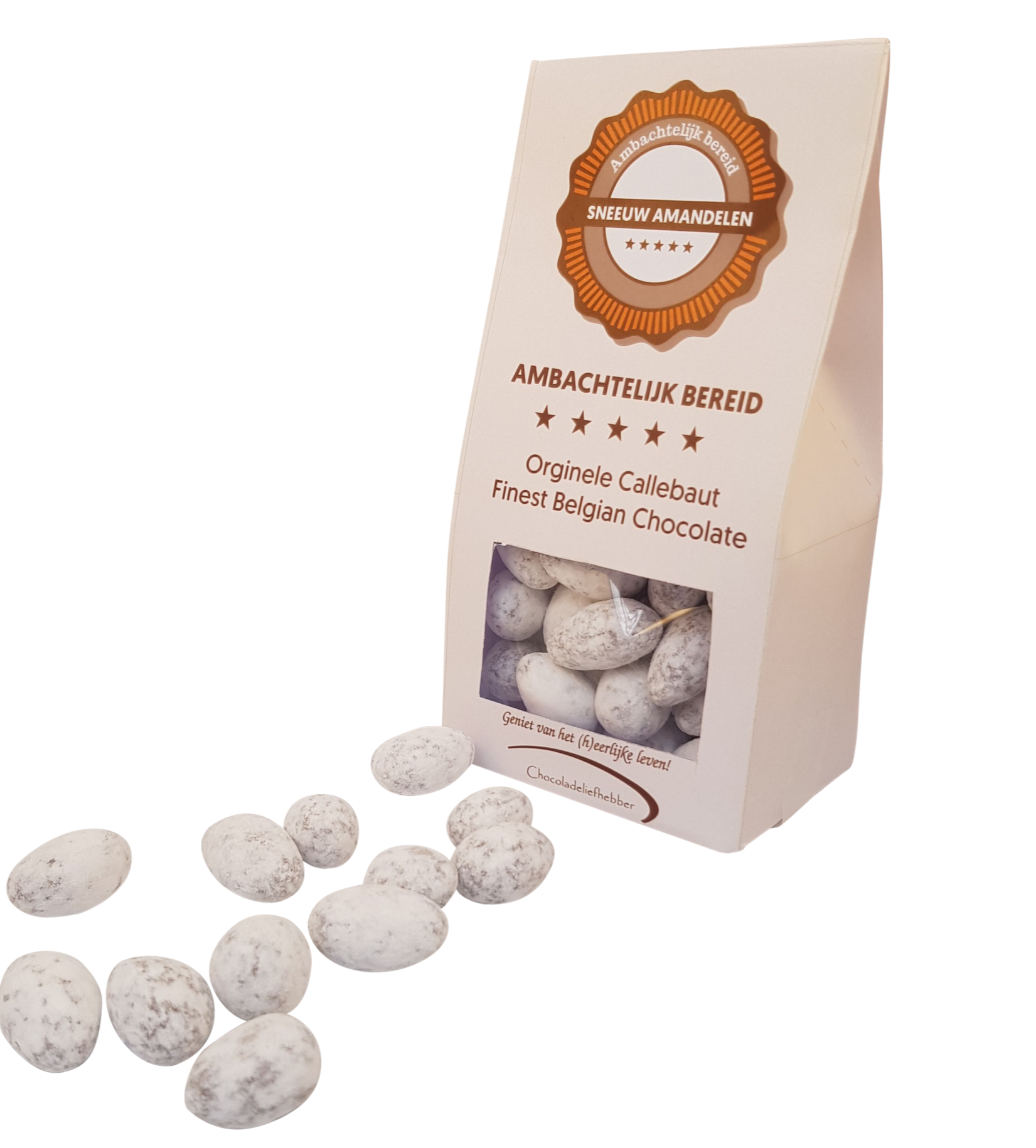 Chocolate Snow Almonds – 180 g