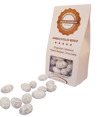 Chocolate Snow Almonds – 180 g