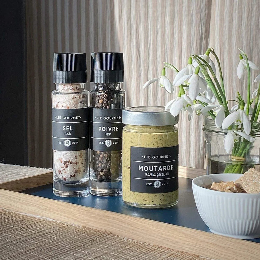 LIE GOURMET Mustard — Basil, Parsley & Garlic