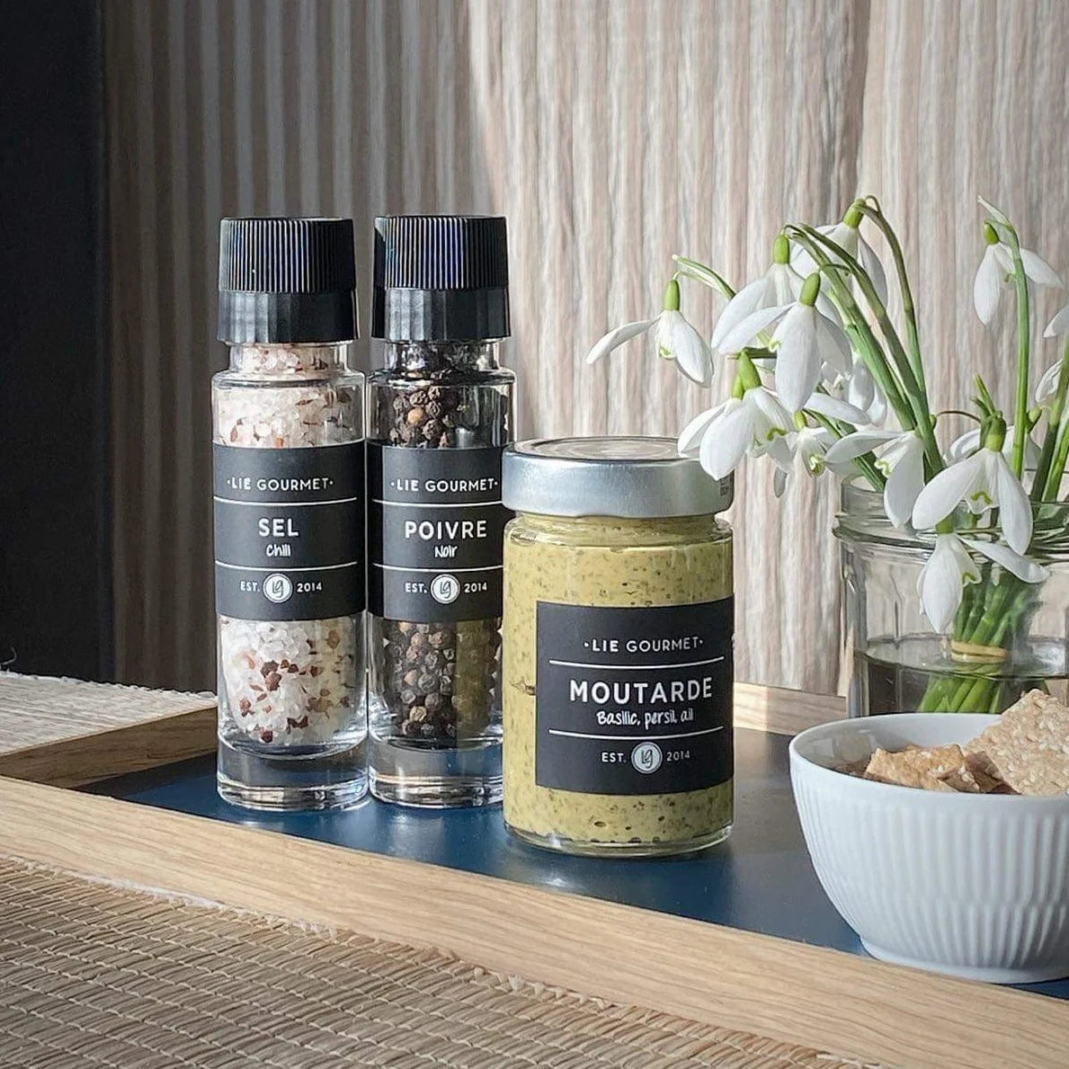 LIE GOURMET Mustard — Basil, Parsley & Garlic